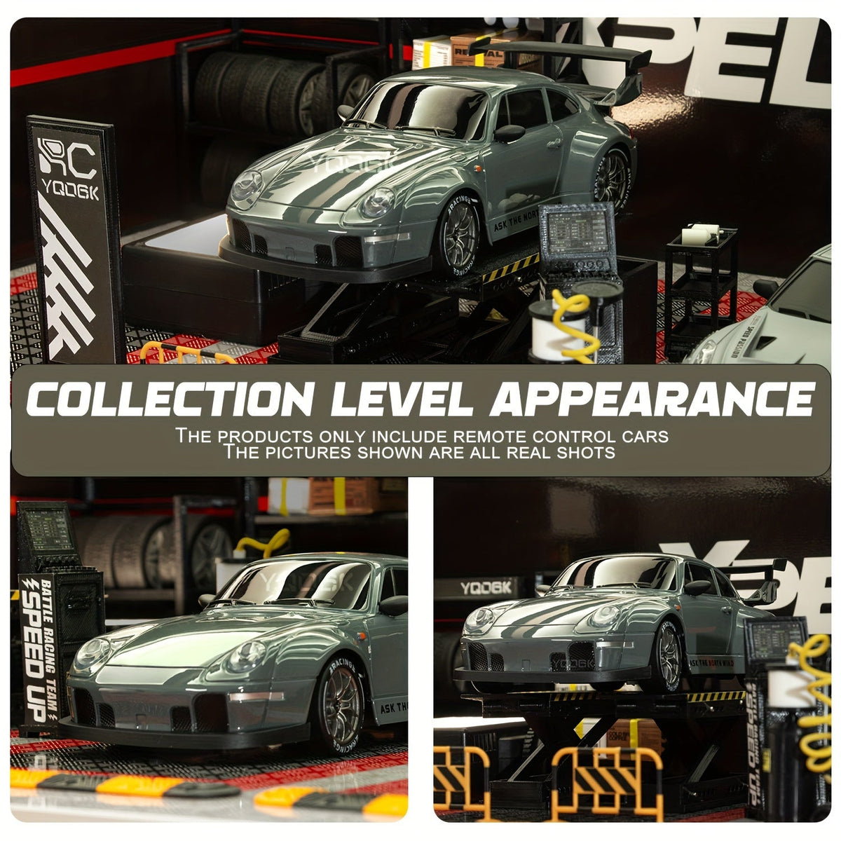 Remote Control Drift Car with LED Wheels – 1:24 Scale 4WD Racing Vehicle for Kids – Rechargeable RC Stunt Car