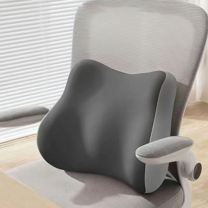 Memory Foam Lower Back Support Cushion for Office Chair, Car Seat & Daily Seating – Ergonomic Posture Corrector Pad for Pain Relief