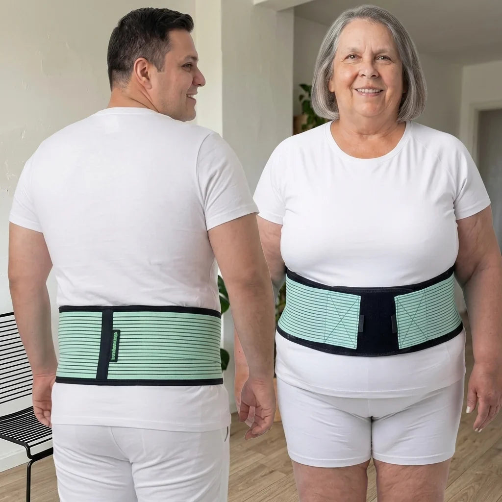 Waist Support Belt Double Compression Adjustable Fit