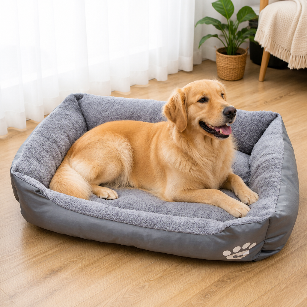 Ortekor Cozy Plush & Washable Dog Bed