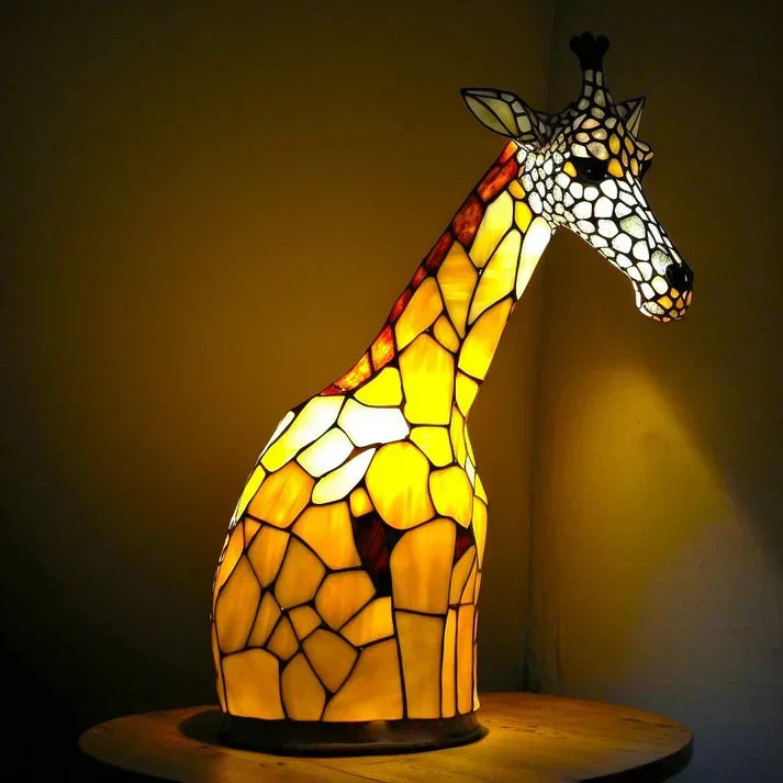 Modern Animal Art Sculpture Table Lamp with Soft LED Glow for Living Room & Bedroom Decor