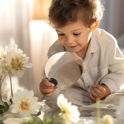 Hands-Free Magnifying Glass | 5X Magnification with Adjustable Neck Strap | Ideal for Reading and Detailed Tasks
