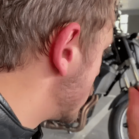 Motorcycle Earplugs Wind Noise Reduction Silicone Set of 2