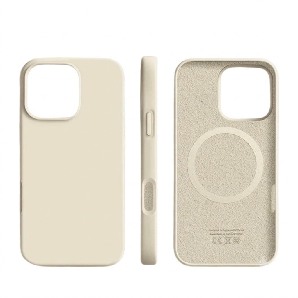 Soft-Touch Silicone iPhone Case with Magnetic Wireless Charging – Slim Protective Cover with Shock Absorption for Daily Use