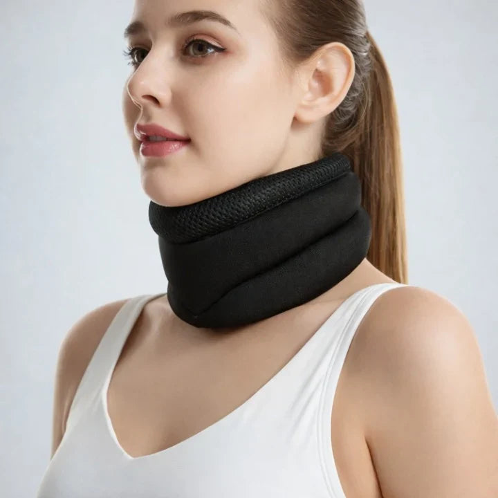 Neck Support Pillow Ergonomic Contour Memory Foam Reduces Snoring