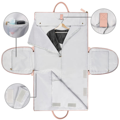 Suit Carrier with Convertible Design for Travel, Business Trips & Closet Storage