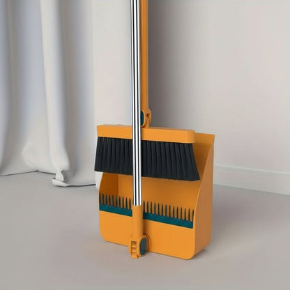 SWEEPVEX – Long Handle Broom and Dustpan Cleaning Set