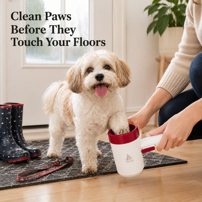 Ortekor Electric Dog Paw Cleaner Cup for Muddy Walks - One-Button Paw Washer Helps Keep Floors, Couches & Car Seats Clean