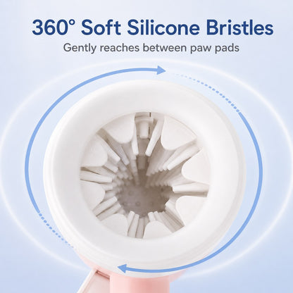 Ortekor Electric Dog Paw Cleaner Cup for Muddy Walks - One-Button Paw Washer Helps Keep Floors, Couches & Car Seats Clean