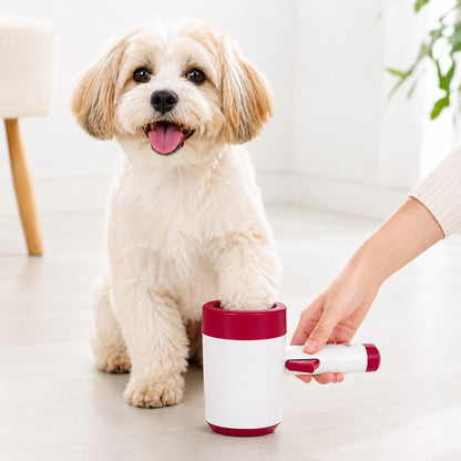 Ortekor Electric Dog Paw Cleaner Cup for Muddy Walks - One-Button Paw Washer Helps Keep Floors, Couches & Car Seats Clean