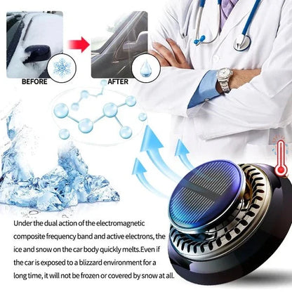 Windshield Ice Melter for Cars – USB Defrost Tool for Winter – Rapid Glass De-Icer for Frozen Windows & Mirrors