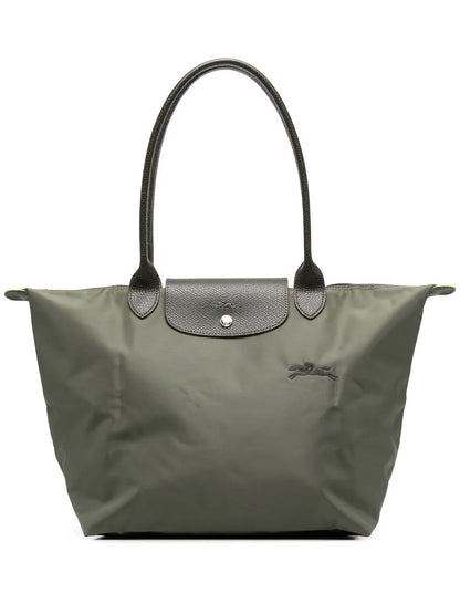 Foldable Nylon Tote Bag for Women – Lightweight Travel Shoulder Bag with Handles – Compact Daily Carryall for Shopping & Commute