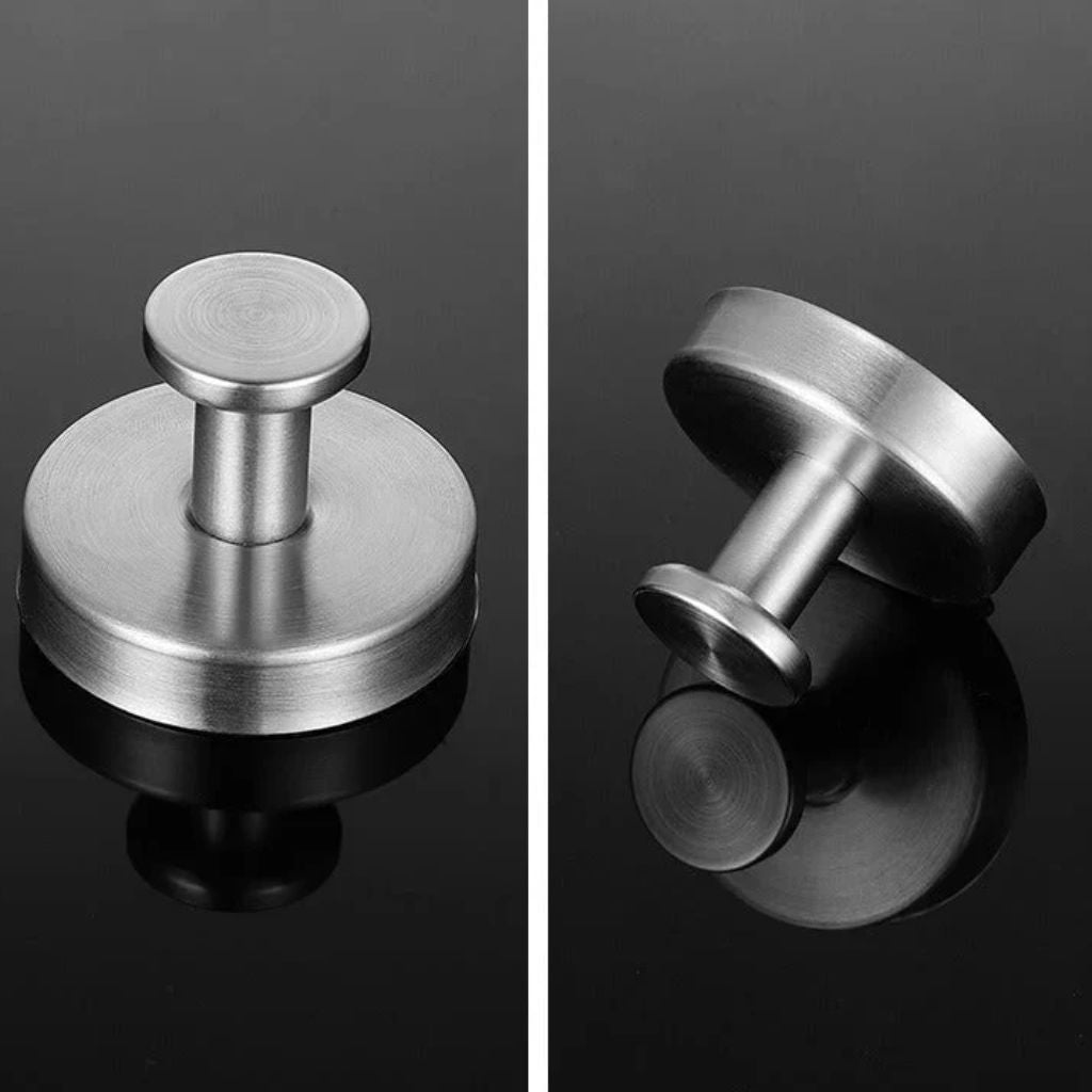 Wall Hooks Suction Cup Mount 4-Pack No Drill Adhesive Organizer for Bathroom Kitchen Towel Robe Coat Hanger Heavy Duty 15 lb Each Hook Set