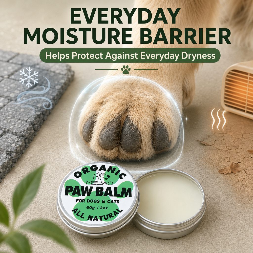 Ortekor Dog & Cat Paw Balm for Post-Walk Care - Moisturizes Dry, Rough Paw Pads