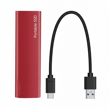 Portable SSD | External Hard Drive with High-Speed USB 3.2 | Slim Design for Easy Storage