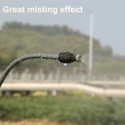 Outdoor Misting System | Adjustable Height Water Mister with Fine Mist for Efficient Patio Cooling
