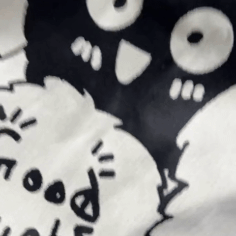 Gizmo Couch Cover - Cute Monster Print, Cartoon Design