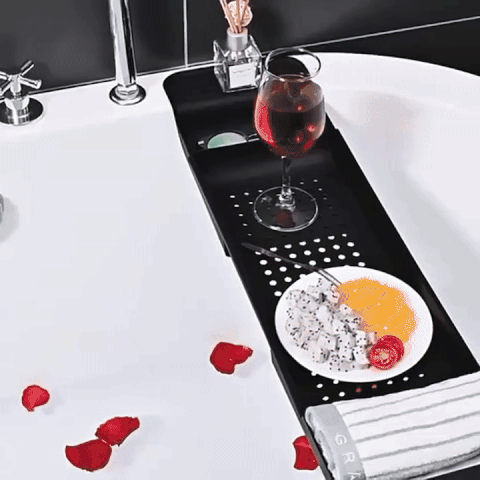 Essentra – Adjustable Bathtub Caddy Tray