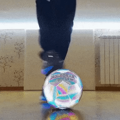 Ortekor GlowSphere | Reflective Soccer Ball with Holographic Effect | Eye-Catching Design for Stunning Photos