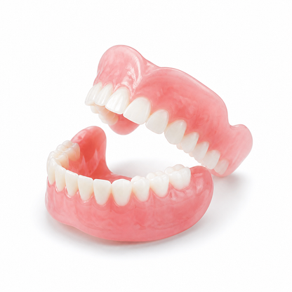 Easy-Clean Removable Upper & Lower Denture Set (2 Pieces)
