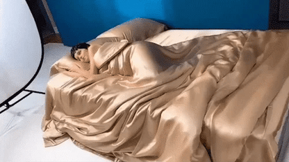 Ortekor Luxurious Silk Bedding Set | Duvet Covers for Skin & Hair Care