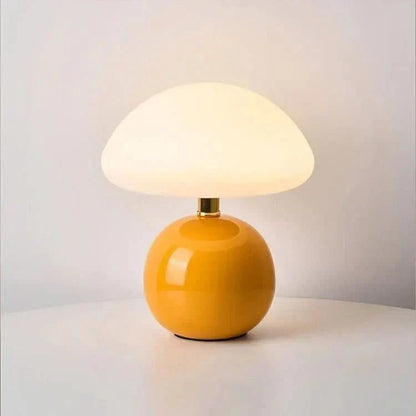 CAPLORA – Modern Mushroom Table Lamp for Gentle Ambient Glow