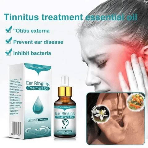 Ear Drops Tinnitus Relief Organic Plant Extracts