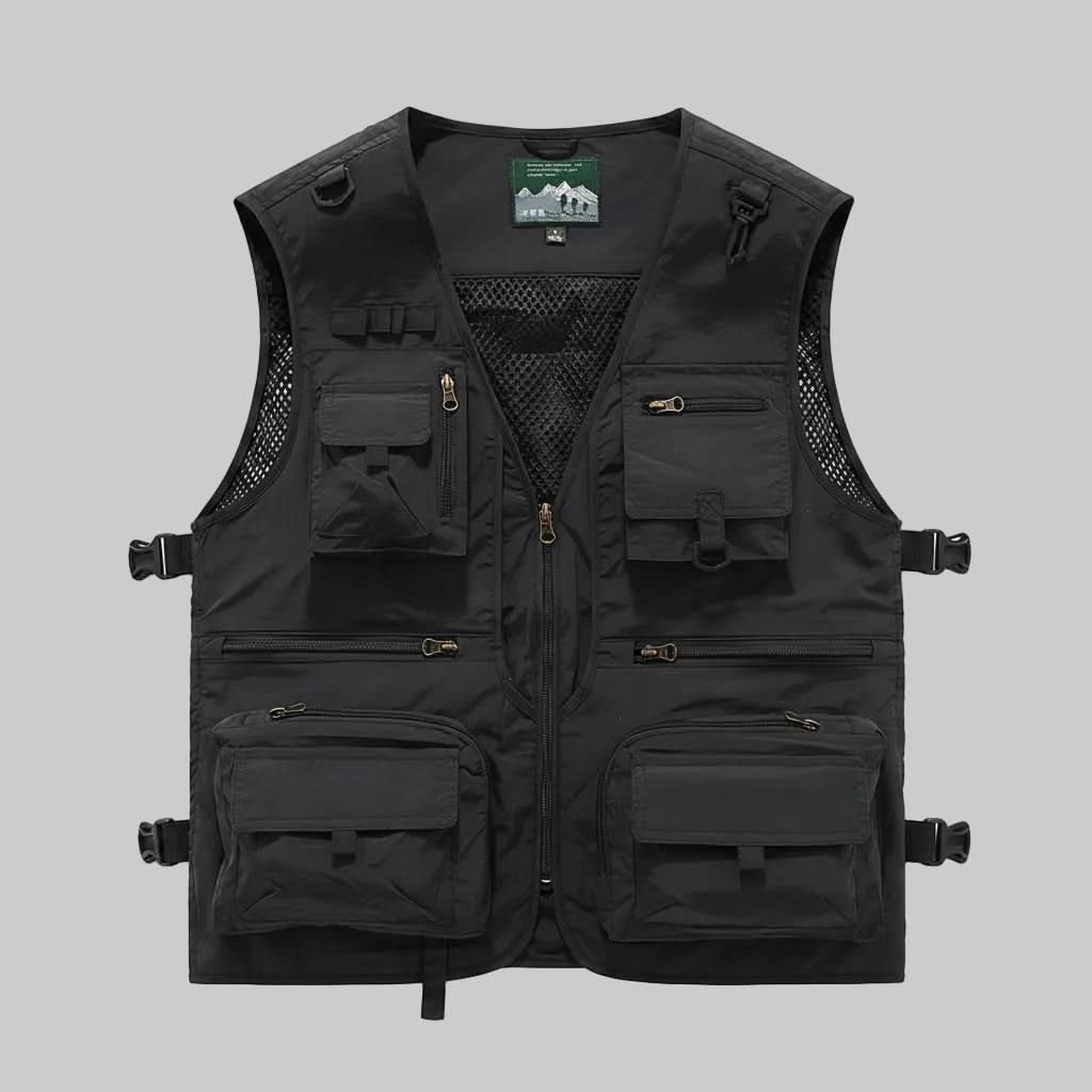 POCKETNEST – Casual Outdoor Vest with Secure Zipper Pockets