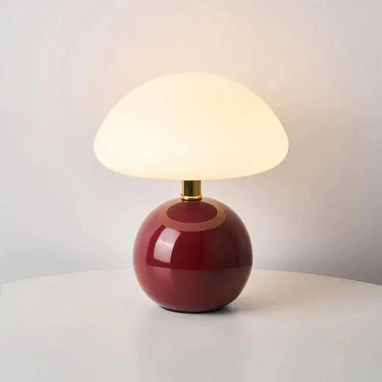 CAPLORA – Modern Mushroom Table Lamp for Gentle Ambient Glow