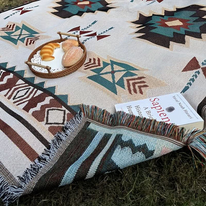 BohoLiving - Southwestern Jacquard Picnic Blanket
