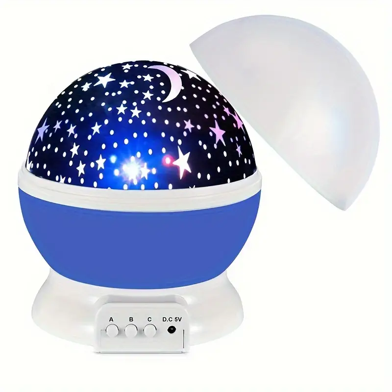 Galaxy Night Light Projector with Music & Rechargeable LED for Kids Room, Bedroom Ceiling & Wall Display
