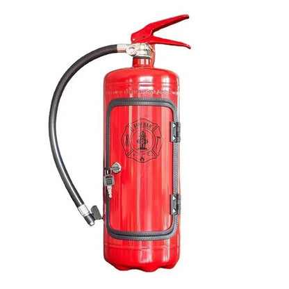 Fire Extinguisher Bottle Holder Hidden Storage Case for Whiskey Wine Champagne Metal Cabinet Bar Decor Red Black Novelty Gift for Home