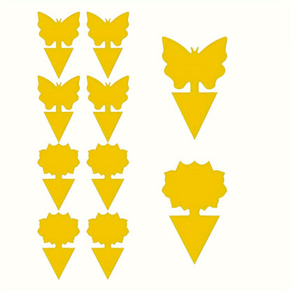 Yellow Plant Traps for Flying Insects and Fungus Gnats
