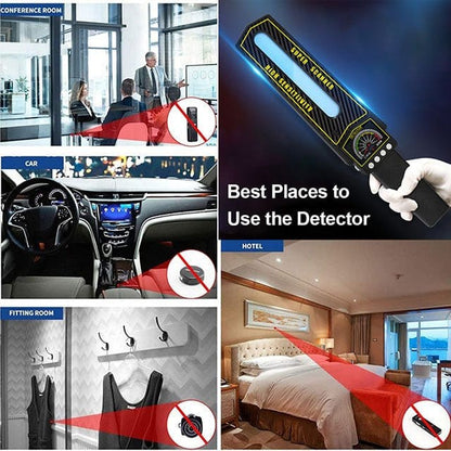 Privacy Guardian | RF Bug Detector with Multi-Detection Features | Portable Security Device for Enhanced Privacy