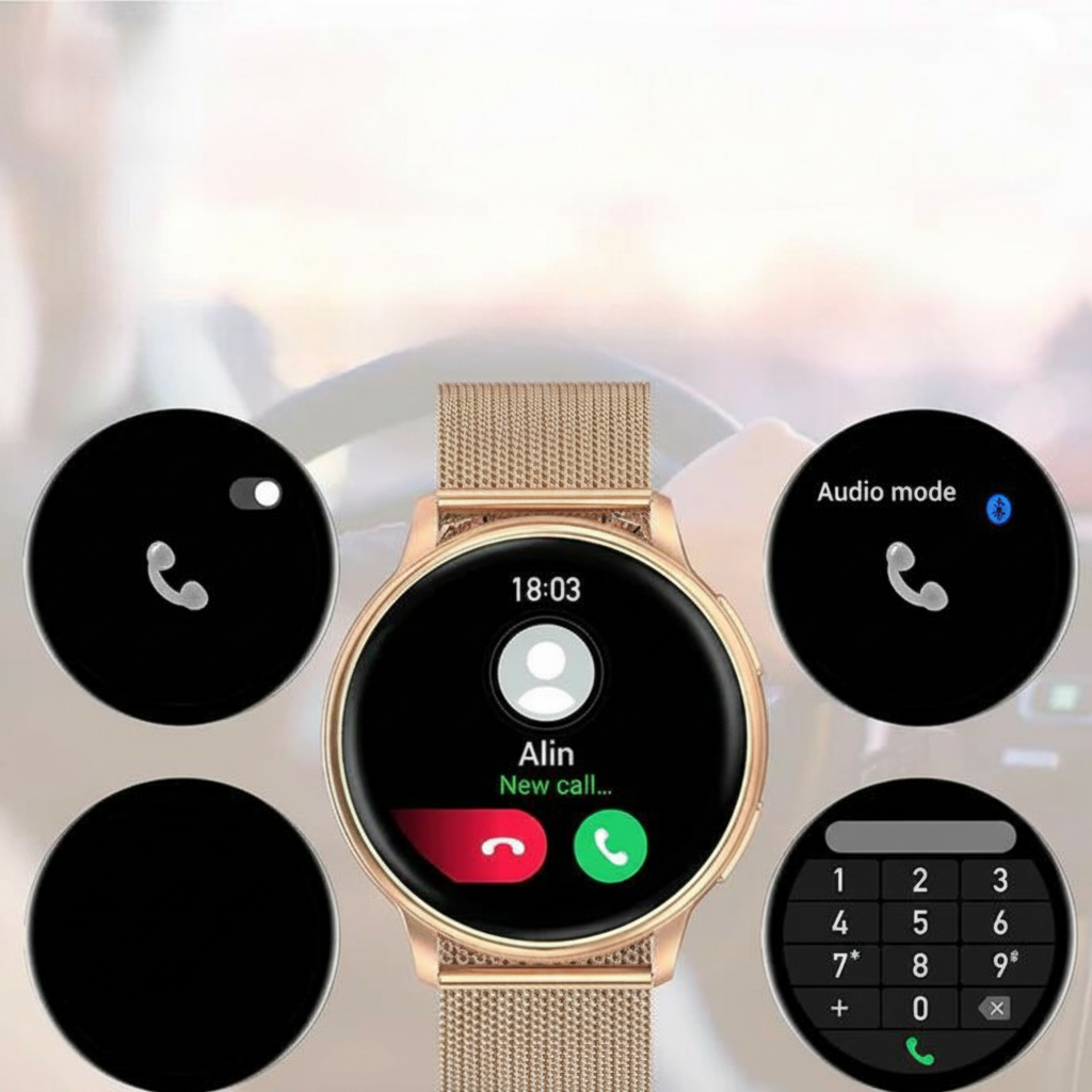 Smartwatch | Fitness Tracker with Heart Rate Monitoring | Stylish Design for Health Insights