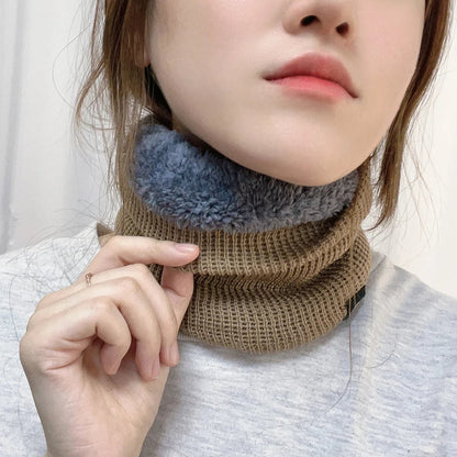 Fleece-Lined Neck Gaiter for Winter – Insulating Windproof Layer for Outdoor Activities & Daily Commutes – Versatile Cold-Weather Protection