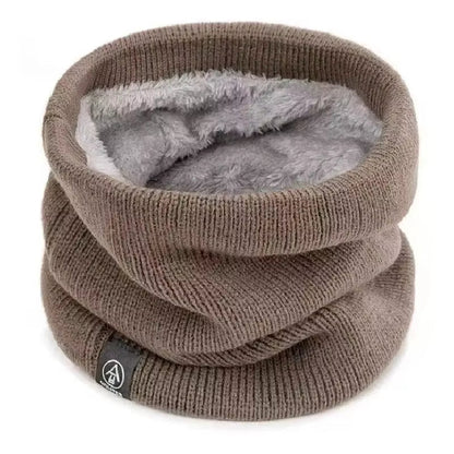 Fleece-Lined Neck Gaiter for Winter – Insulating Windproof Layer for Outdoor Activities & Daily Commutes – Versatile Cold-Weather Protection