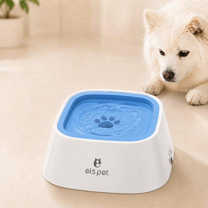 Ortekor Floating Pet Water Bowl for Home & Car - Less Splash, Cleaner Floors