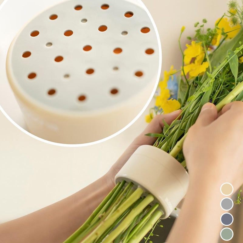 Spiral Flower Stem Holder for Vases – Arranging Support Grid for Fresh Bouquets and Floral Displays in Multiple Colors and Sizes