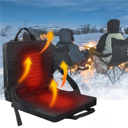 Portable USB Heating Pad with 3-Level Temperature Control for Chairs & Car Seats