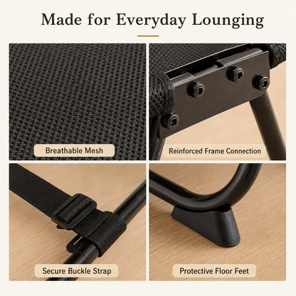 Ortekor Foldable Elevated Pet Cot for Cats & Small Dogs – Breathable Raised Bed for Home, Travel & Off-Floor Comfort