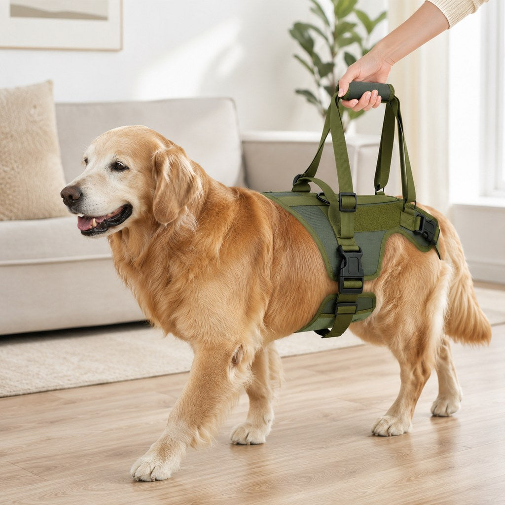Ortekor Full-Body Dog Lift Support Harness for Stairs, Cars & Limited Mobility