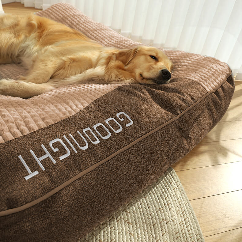 Orthopedic Dog Bed with Spine Support & Non-Slip Base for Large Breeds, Senior Dogs, Joint Relief