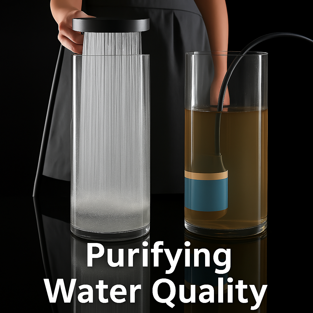 Shower Head with Built-In Water Filter & Adjustable Multi-Spray Modes for Softer Skin & Hair Care