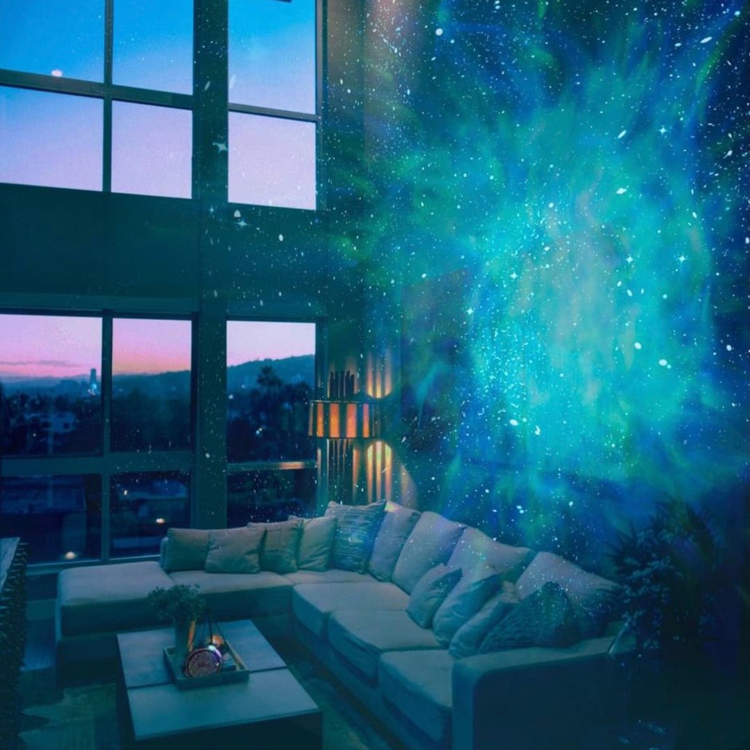 Starry Night Sky LED Projector with Bluetooth Speakers & Remote Control for Bedroom Ceiling Walls
