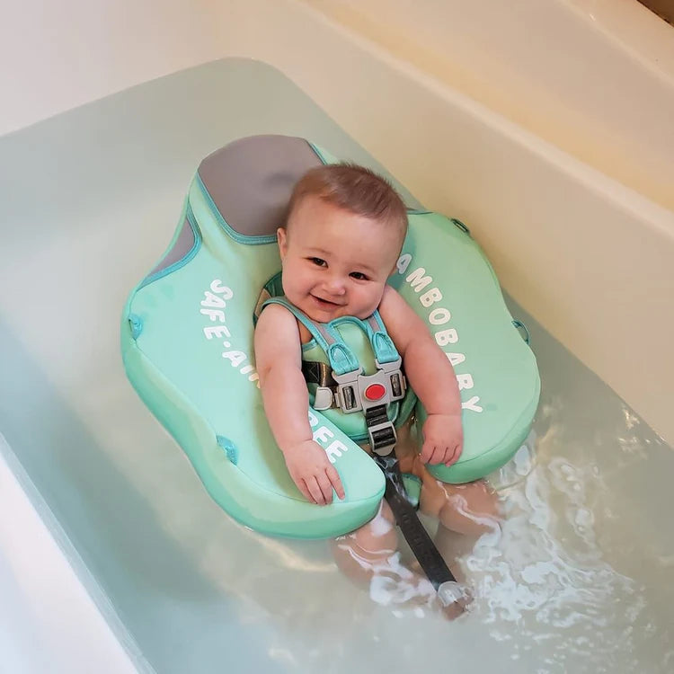 Inflatable Baby Float Ring with Sun Canopy UPF 50+ for Pool Beach Swimming Toddler Infant Water Safety Seat