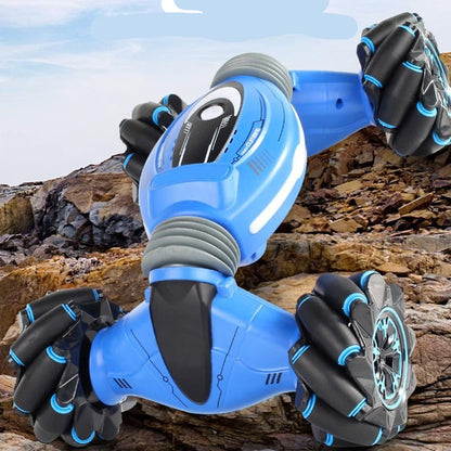Hand Motion RC Car with 360° Flip Action & Wristband Controller for Kids Ages 6+