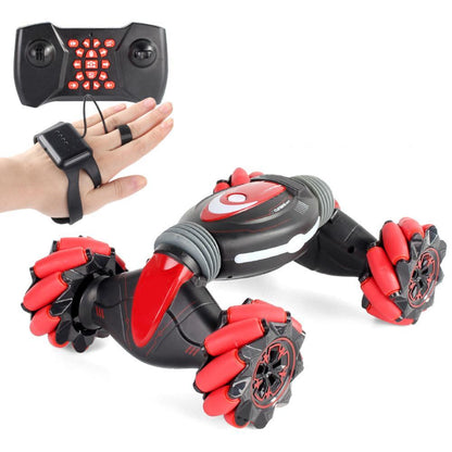 Hand Motion RC Car with 360° Flip Action & Wristband Controller for Kids Ages 6+