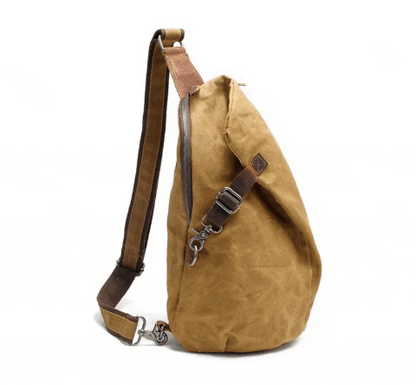 Water-Resistant Canvas Crossbody Bag with Anti-Theft Pocket | Versatile Design for Secure Daily Use