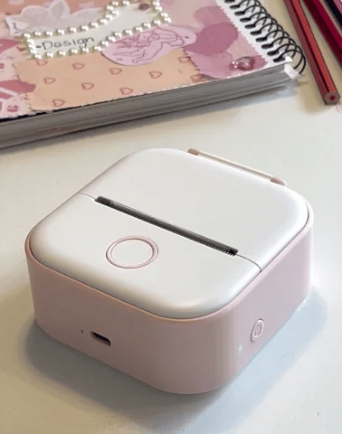 Pocket Print | Mini Portable Printer with Eco-Friendly Thermal Technology | Easy Label & Sticker Printing